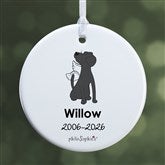 Personalized Labrador Memorial Ornaments by philoSophies - 25786