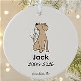 Personalized Labrador Memorial Ornaments by philoSophies - 25786
