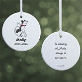 Personalized Husky Memorial Ornaments by philoSophies - 25788