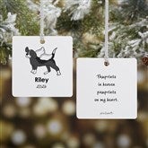 Personalized Beagle Memorial Ornaments by philoSophies - 25789