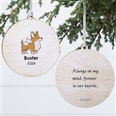 Personalized Corgi Memorial Ornaments by philoSophies - 25790