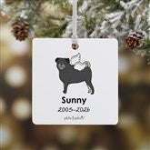 Personalized Pug Memorial Ornaments by philoSophies - 25791