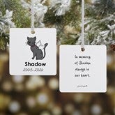 Personalized Cat Memorial Ornaments by philoSophies - 25796