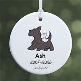 Personalized Scottie Dog Memorial Ornaments by philoSophies - 25797