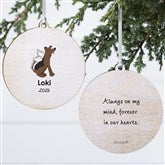 Personalized Shepard Dog Memorial Ornaments by philoSophies - 25798