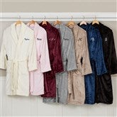 Personalized Luxury Fleece Bath Robes - 25874
