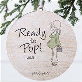Ready To Pop Personalized Pregnancy Ornaments by philoSophies - 25986