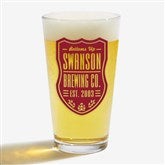 Beer Label Personalized Printed Beer Glasses - 26056