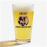 Personalized Photo Beer Glasses - Photo Message For Him - 26103