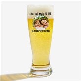 Personalized Photo Beer Glasses - Photo Message For Him - 26103