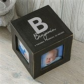 Blackwashed Photo Cube