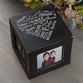 Blackwashed Photo Cube