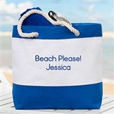 Blue Beach Bag