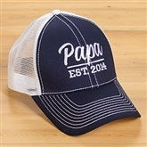 Navy/White Adult Hat