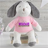 White Bunny with Pink Shirt