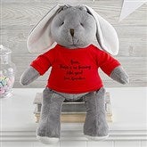 Grey Plush Bunny