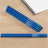 Metallic Blue Pencils