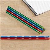 Blue, Red, Green Pencil Set