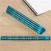 Metallic Teal Pencils