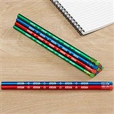 Blue, Red, Green Pencil Set