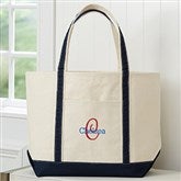 Navy Tote