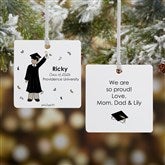 Personalized Graduation Guy Ornaments by philoSophies - 27247