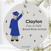 Personalized Graduation Guy Ornaments by philoSophies - 27247