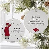 Personalized Graduation Guy Ornaments by philoSophies - 27247