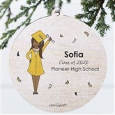 Personalized Graduation Girl Ornaments by philoSophies - 27248