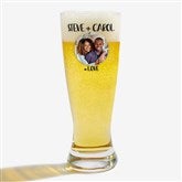 Photo Message For Couple Personalized Beer Glasses - 27805