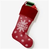 Snowflake Family Personalized Christmas Stockings - 27867
