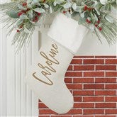 Scripty Name Personalized Christmas Stockings - 27868