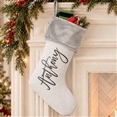 Scripty Name Personalized Christmas Stockings - 27868