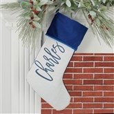 Scripty Name Personalized Christmas Stockings - 27868