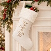 Scripty Name Personalized Christmas Stockings - 27868