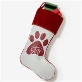 Pet Paw Personalized Pet Christmas Stockings - 27872