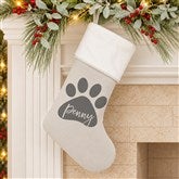 Pet Paw Personalized Pet Christmas Stockings - 27872