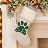 Pet Paw Personalized Pet Christmas Stockings - 27872