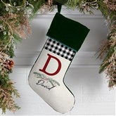 Festive Foliage Personalized Christmas Stockings - 27877