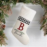 Festive Foliage Personalized Christmas Stockings - 27877