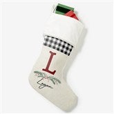 Festive Foliage Personalized Christmas Stockings - 27877