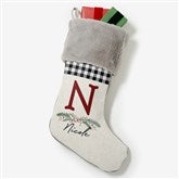 Festive Foliage Personalized Christmas Stockings - 27877