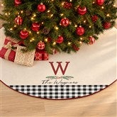 Festive Foliage Personalized Christmas Tree Skirt - 27899