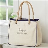 Navy Rope Tote