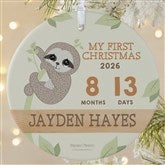 Precious Moments Precious Earth Babys First Christmas Personalized Ornament - 28179