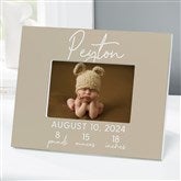 Simple and Sweet Baby Personalized 5x7 Wall Frame Vertical