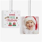 Babys First Christmas Age Personalized Ornaments - 28460