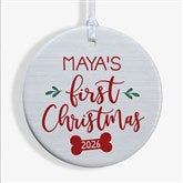 Dogs First Christmas Personalized Ornaments - 28464