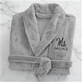 Grey Fleece Robe-47