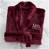 Maroon Fleece Robe-42